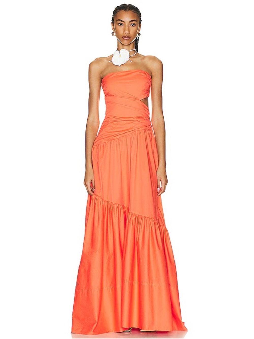 A.L.C. Strapless Cutout Maxi Dress
